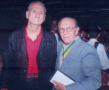 Fernando Spencer com Ariano Suassuna (este, � esquerda)