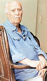 O pintor pernambucano Cicero Dias, que morreu em Paris dia 28: amizade e influ�ncia de mestres como Matisse e Pablo Picasso, seu compadre 
