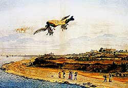 Vista da cidade de Olinda (PE), paisagens do pintor holand�s Frans Post (1612-1680), um dos artistas que participaram da ocupa��o holandesa no Brasil 